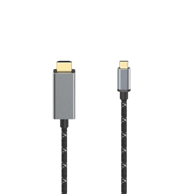 Кабел USB-C мъжко - HDMI мъжко, Ultra-HD 8K@60Hz, 1.5м 