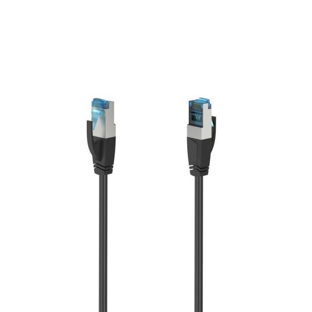 Hama Network Cable, CAT 6a, 10 Gbit/s, S/FTP Shielded, 0.25 m 