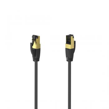 Hama Network Cable, CAT 8, 40 Gbit/s, S/FTP Shielded, Halogen-free, 0.50 m