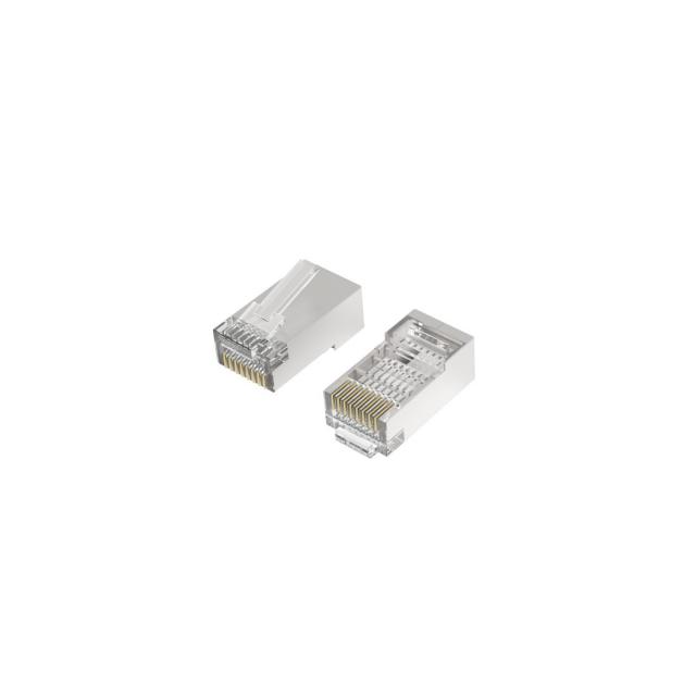 Hama Network Plug, CAT 6a, 10 Gbit/s, Shielded, 10 Pcs 