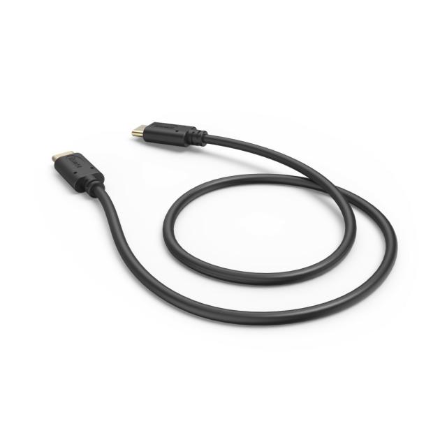 Hama Charging Cable, USB-C - USB-C, 0.5 m, black 