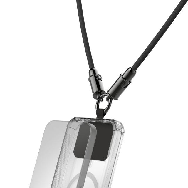 Hama Кабел за зареждане, USB-C, 2 в 1 с връзка за телефон, 1.2 m, черен 