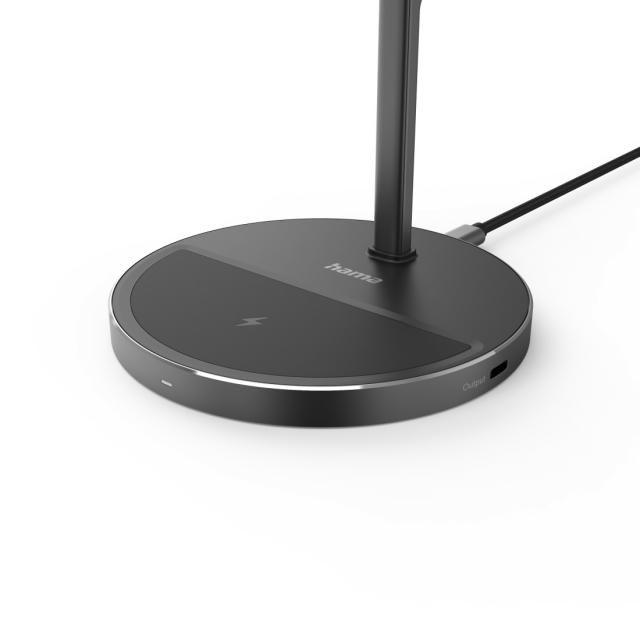 HAMA Безжична зарядна станция 3 в 1, Qi2, 15 W, индуктивно бързо зареждане 