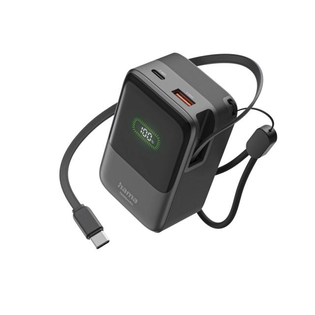HAMA Външна батерия "Roll Up", 10000 mAh, 20W 