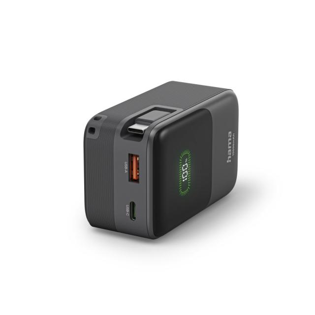 HAMA Външна батерия "Roll Up", 10000 mAh, 20W 