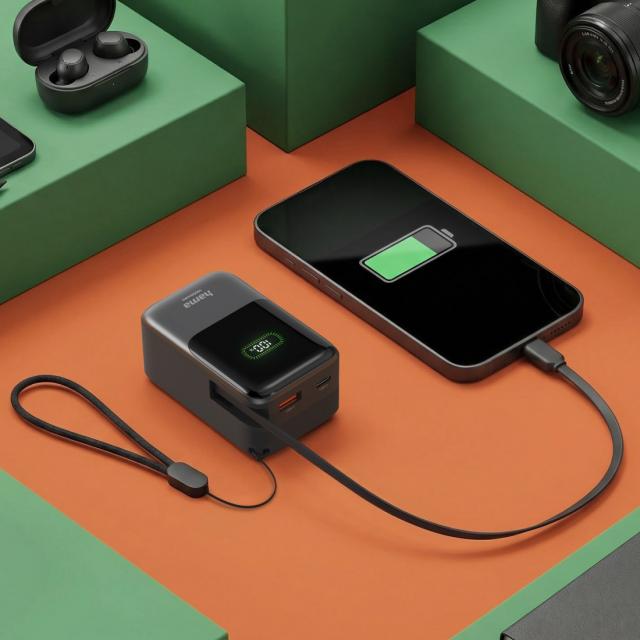 HAMA Външна батерия "Roll Up", 10000 mAh, 20W 