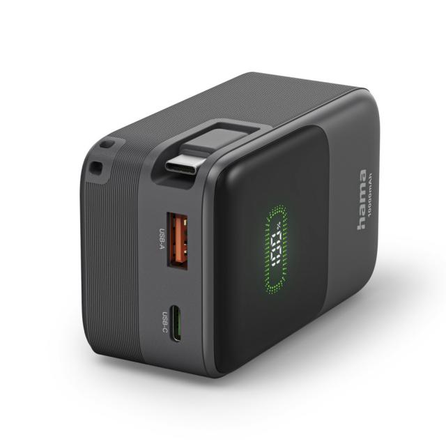 HAMA Външна батерия "Roll Up", 10000 mAh, 20W 