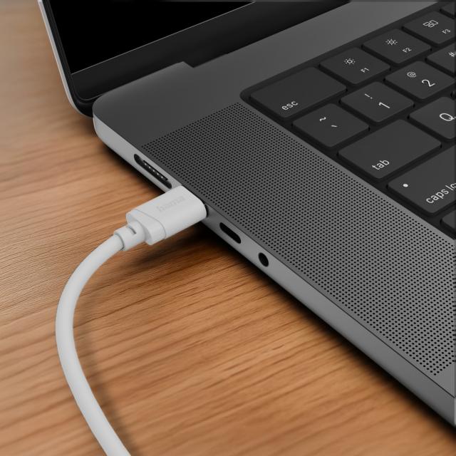 HAMA Кабел USB-A - USB-C, 2 м, бял 