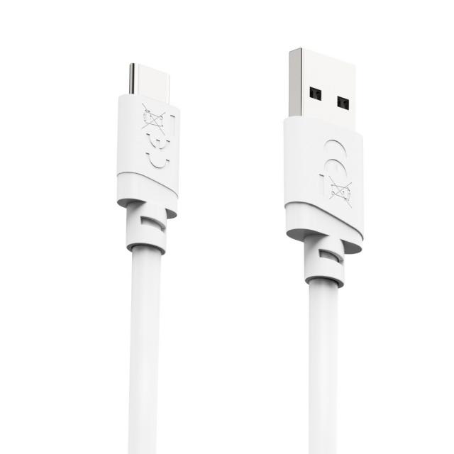 HAMA Кабел USB-A - USB-C, 2 м, бял 