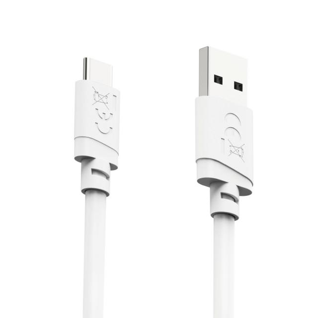 HAMA Кабел USB-A - USB-C, 2 м, бял 