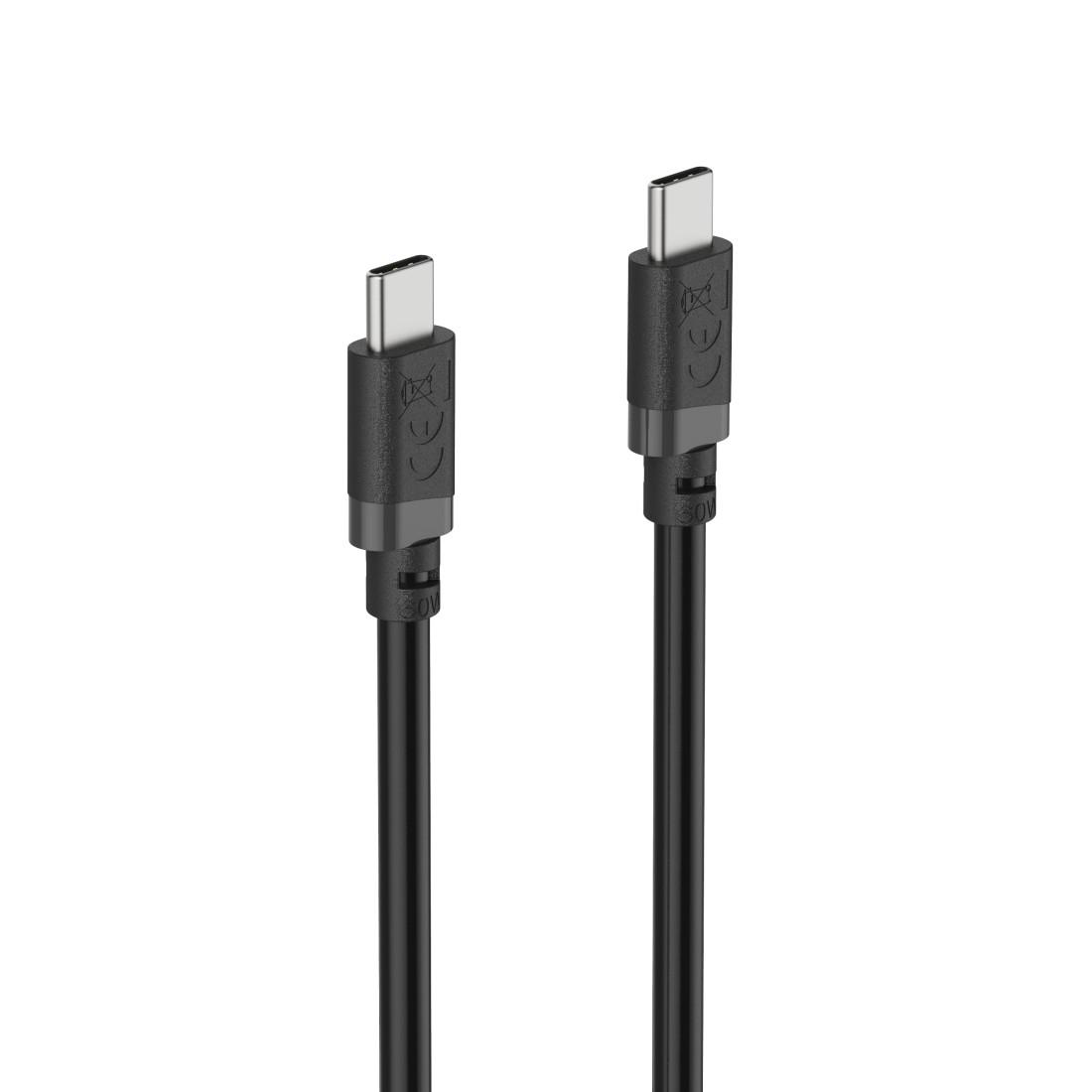 HAMA Кабел USB-C - USB-C, 60W, 0.5 м, черен