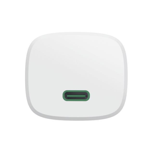 HAMA Зарядно устройство, 30 W, GaN, USB-C, PD/Qualcomm®, Zero Standby, бяло 