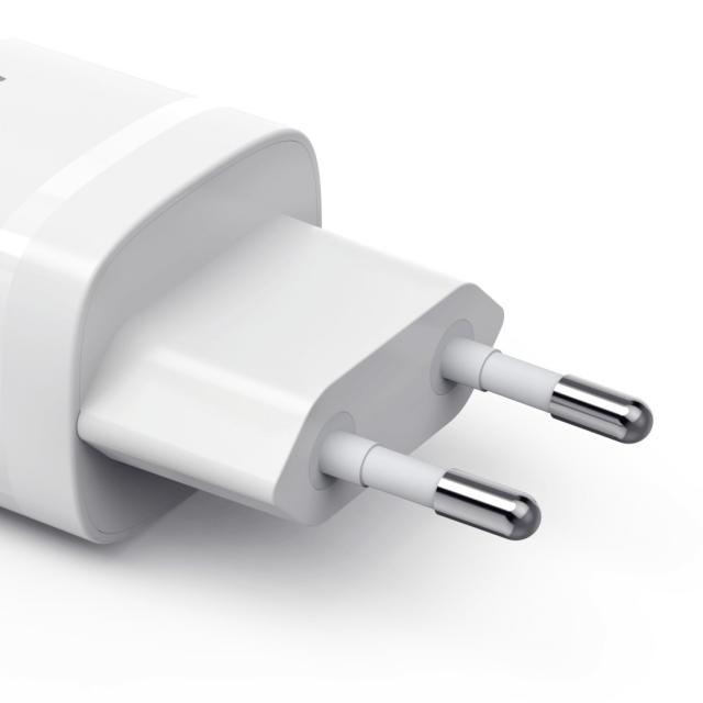 HAMA Зарядно устройство, 30 W, GaN, USB-C, PD/Qualcomm®, Zero Standby, бяло 