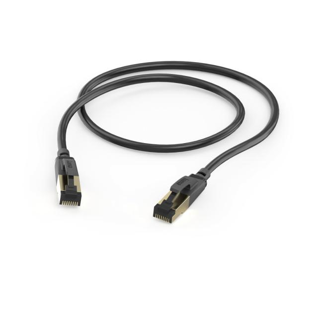 HAMA Мрежов пач кабел, CAT 8, 40 Gbit/s, S/FTP, екраниран, 0,50 m 