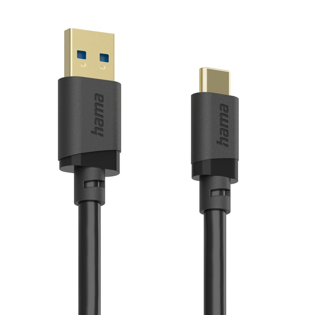 HAMA Кабел USB-A - USB-C 3.2 Gen.1 мъжко, 3.0 м, 5GBit/s