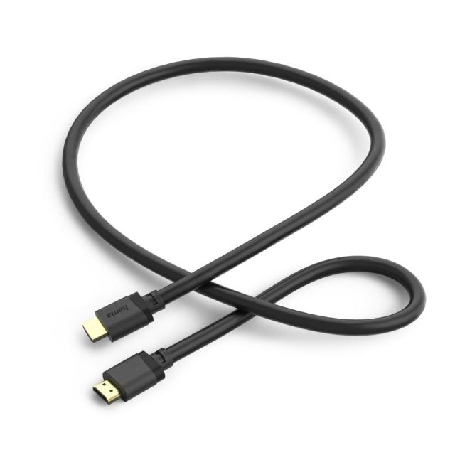 Кабел HDMI - HDMI Ultra HD, 8K, 48 Gbit/s, Ethernet, позл.конектори, 1 м 