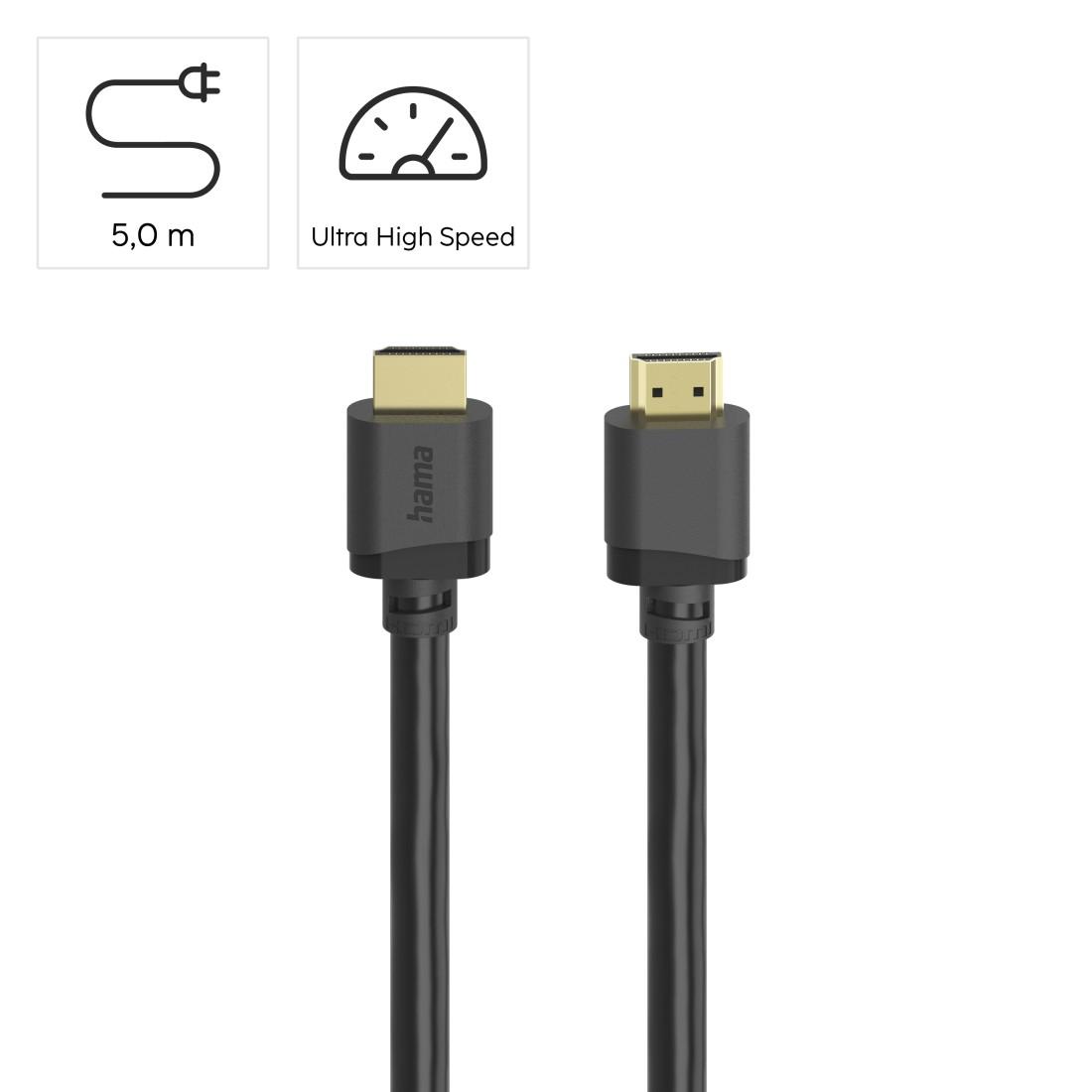 HAMA Кабел High Speed, HDMI - HDMI, 8K, 48GB/s, Ethernet , 5 м