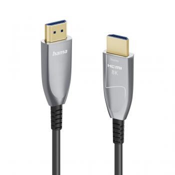 HAMA Оптичен HDMI кабел, ултра високоскоростен, AOC, сертифициран, 8K, алуминий, 10 м