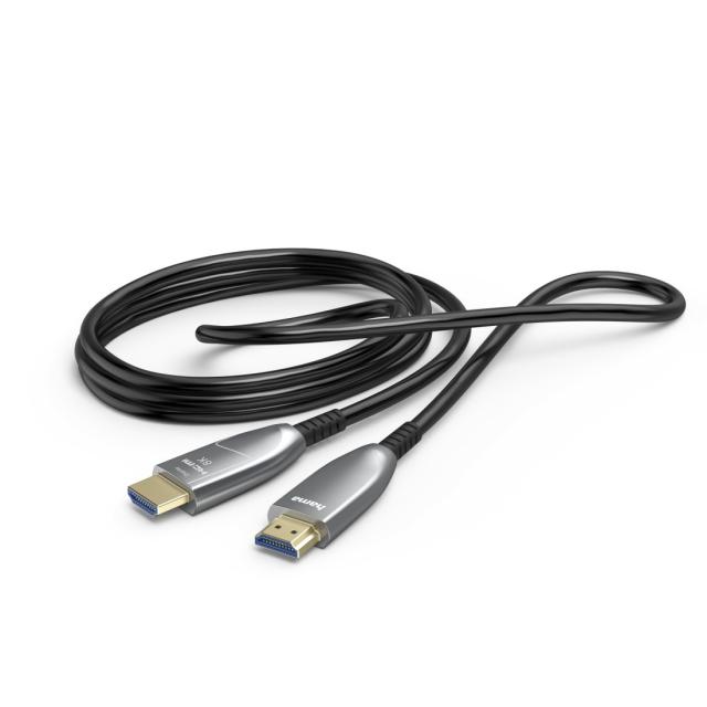 HAMA Оптичен HDMI кабел, ултра високоскоростен, AOC, сертифициран, 8K, алуминий, 10 м 