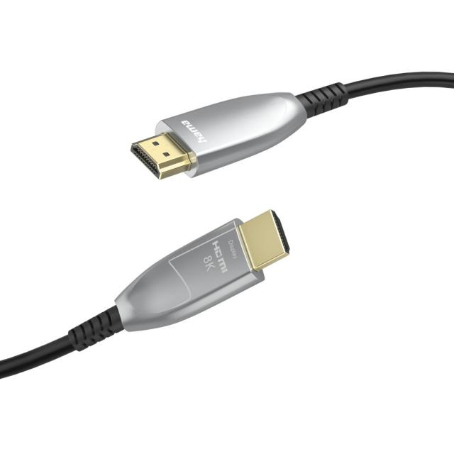 HAMA Оптичен HDMI кабел, ултра високоскоростен, AOC, сертифициран, 8K, алуминий, 10 м 