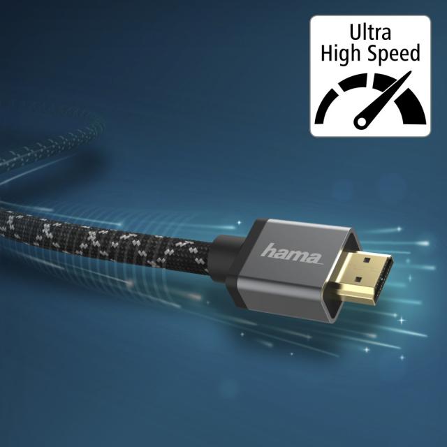 HAMA Кабел Ultra High Speed HDMI - HDMI, 8K, 5.0 м, сертифициран 