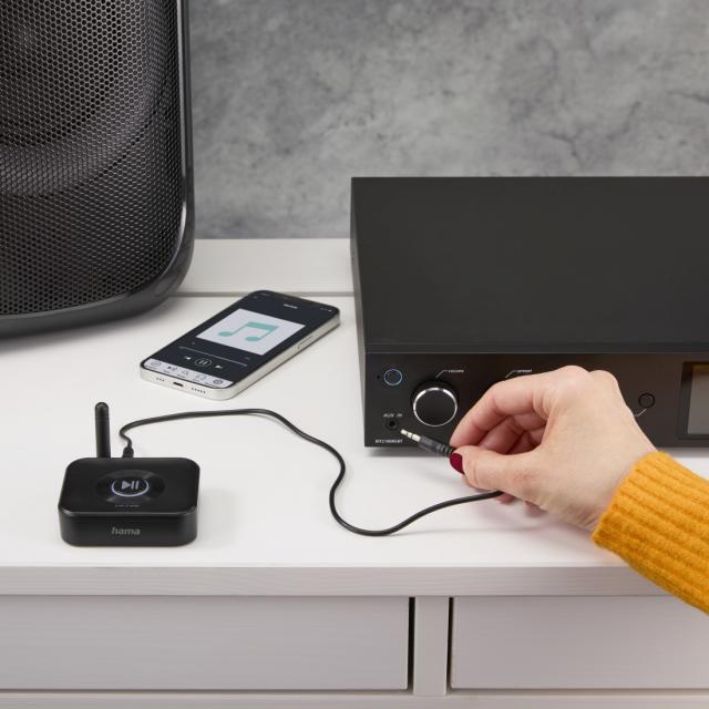Hama "Link.it solo" Bluetooth® Adapter, Receiver, Retrofit Bluetooth to the HiFi 