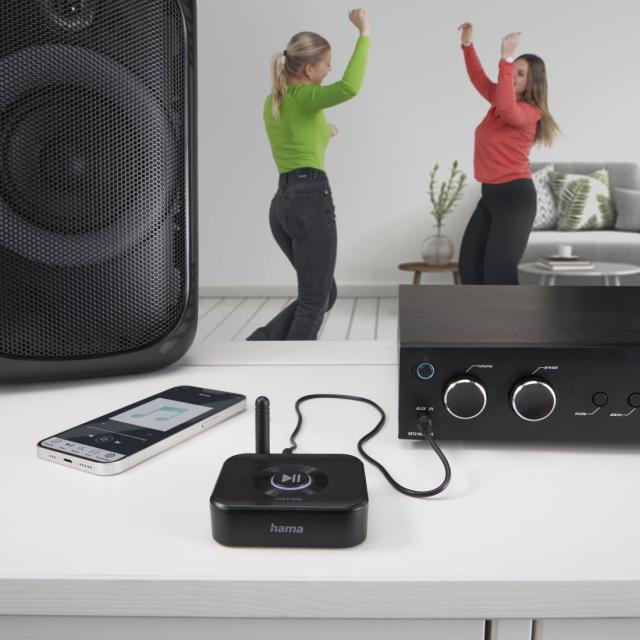 Hama "Link.it solo" Bluetooth® Adapter, Receiver, Retrofit Bluetooth to the HiFi 