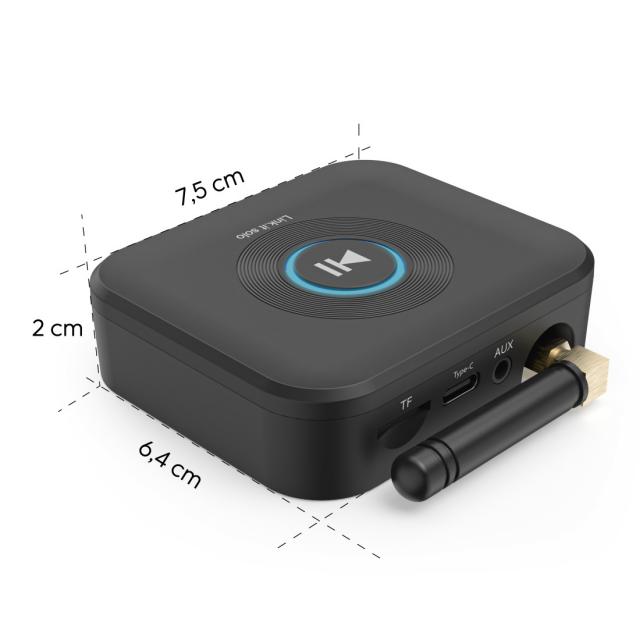 Hama "Link.it solo" Bluetooth® Adapter, Receiver, Retrofit Bluetooth to the HiFi 
