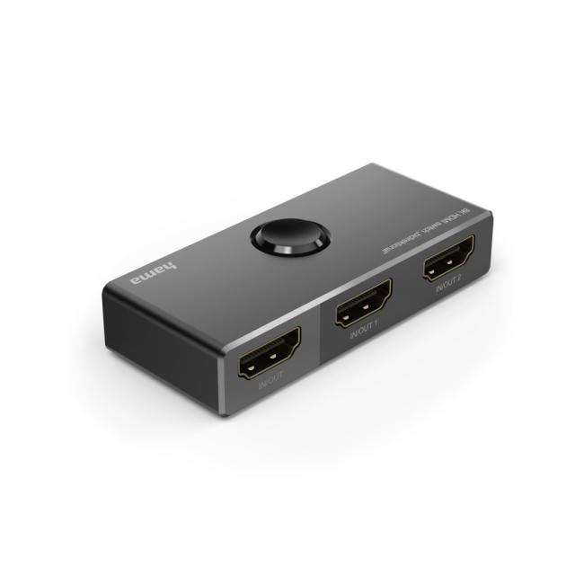 HAMA Превключвател / суич 8K-HDMI™ "двупосочен", 1 In 2 Out/2 In 1 Out 