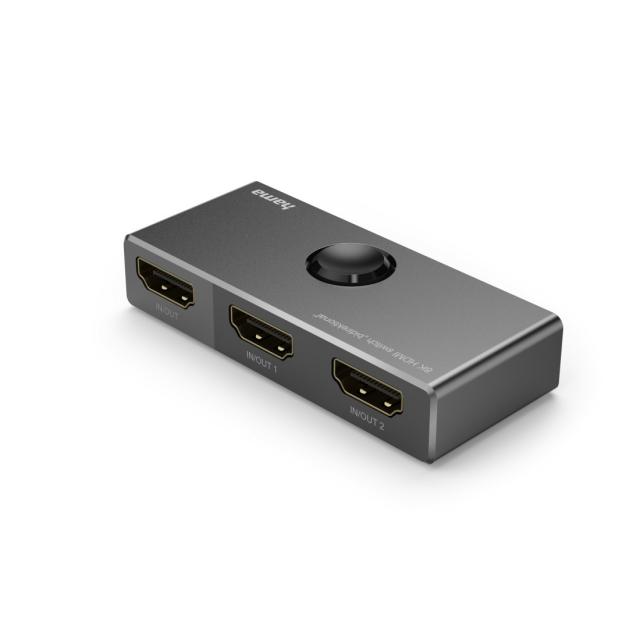 HAMA Превключвател / суич 8K-HDMI™ "двупосочен", 1 In 2 Out/2 In 1 Out 