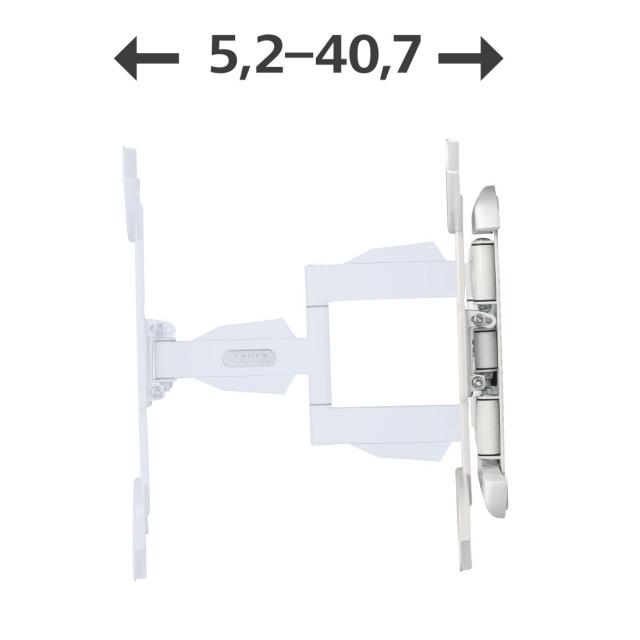 Hama TV Wall Bracket, Swivel, Tilt, Pull-out, 165 cm (65") up to 35 kg 