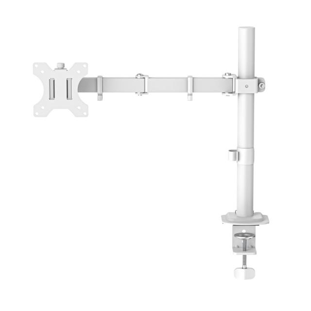 Hama Monitor Mount, Height-adjustable, Swivel/Tilt, Pull-out, 13" - 35", white 
