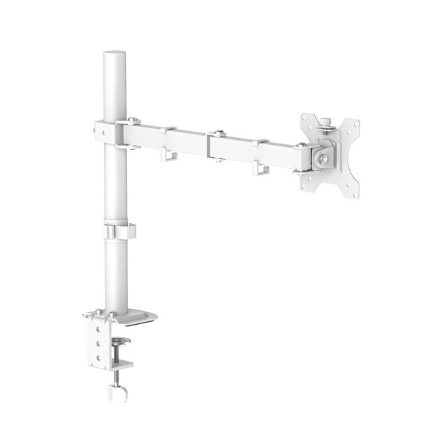 Hama Monitor Mount, Height-adjustable, Swivel/Tilt, Pull-out, 13" - 35", white 