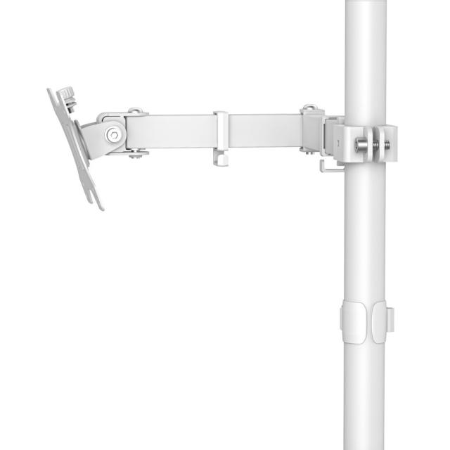 Hama Monitor Mount, Height-adjustable, Swivel/Tilt, Pull-out, 13" - 35", white 