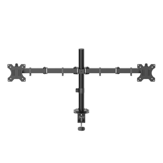 Hama Monitor Mount, 2 Monitors, Height-adjustable, Swivel/Tilt, 13" - 35" 