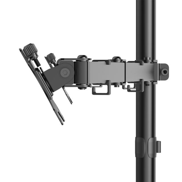 Hama Monitor Mount, 2 Monitors, Height-adjustable, Swivel/Tilt, 13" - 35" 