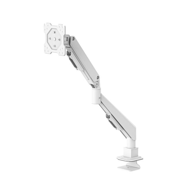 Hama Monitor Mount, Gas Spring, Height-adjustable, Swivel/Tilt, 17"-35", white 