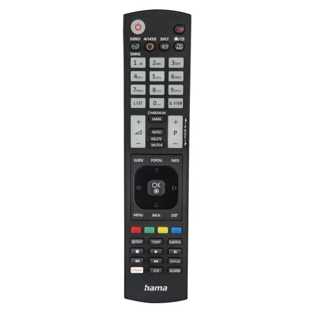HAMA Универсално дистанционно за LG TV, Светещи бутони, обучаемо 