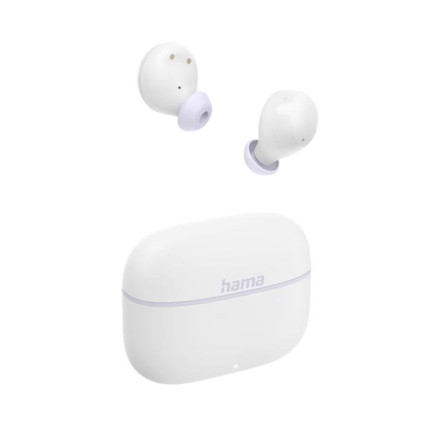 HAMA Блутут слушалки "Freedom Buddy II", True Wireless, Бял 