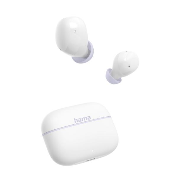 HAMA Блутут слушалки "Freedom Buddy II", True Wireless, Бял 