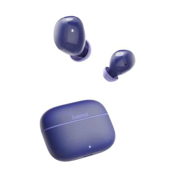 HAMA Блутут слушалки "Freedom Buddy II", True Wireless, Лилав 