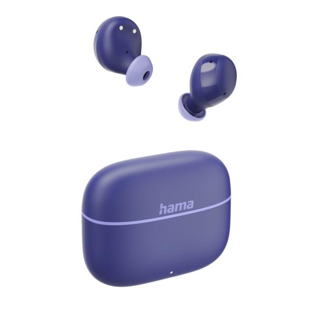 HAMA Блутут слушалки "Freedom Buddy II", True Wireless, Лилав 