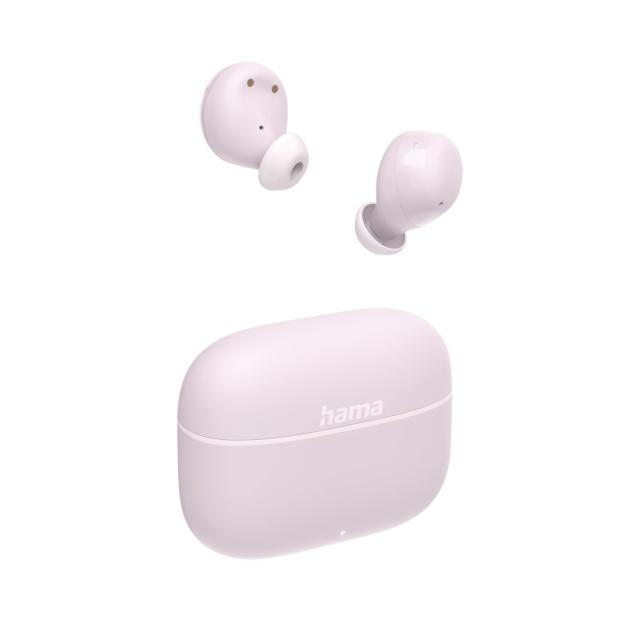 HAMA Блутут слушалки "Freedom Buddy II", True Wireless, Розов 