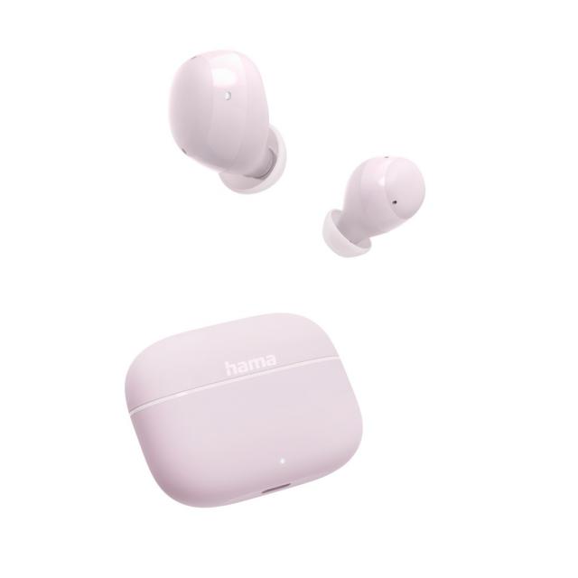 HAMA Блутут слушалки "Freedom Buddy II", True Wireless, Розов 