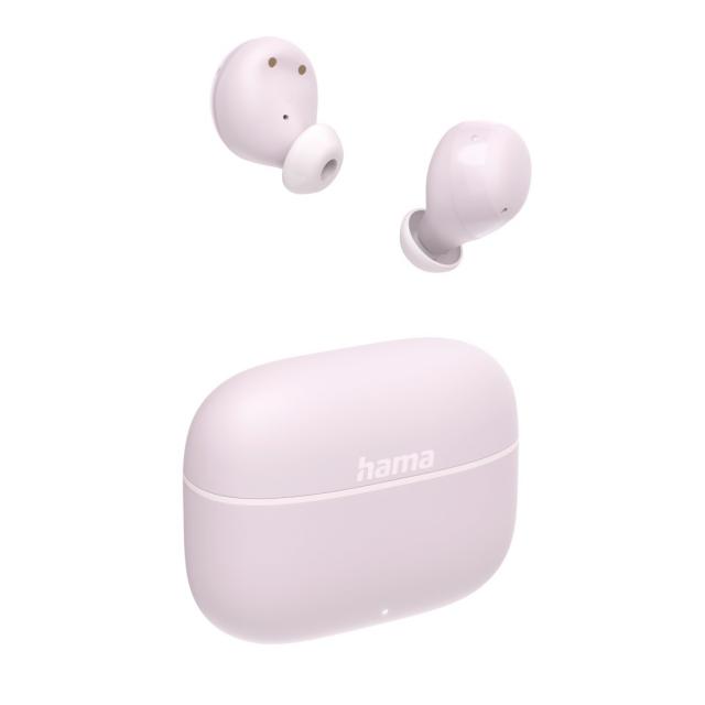 HAMA Блутут слушалки "Freedom Buddy II", True Wireless, Розов 