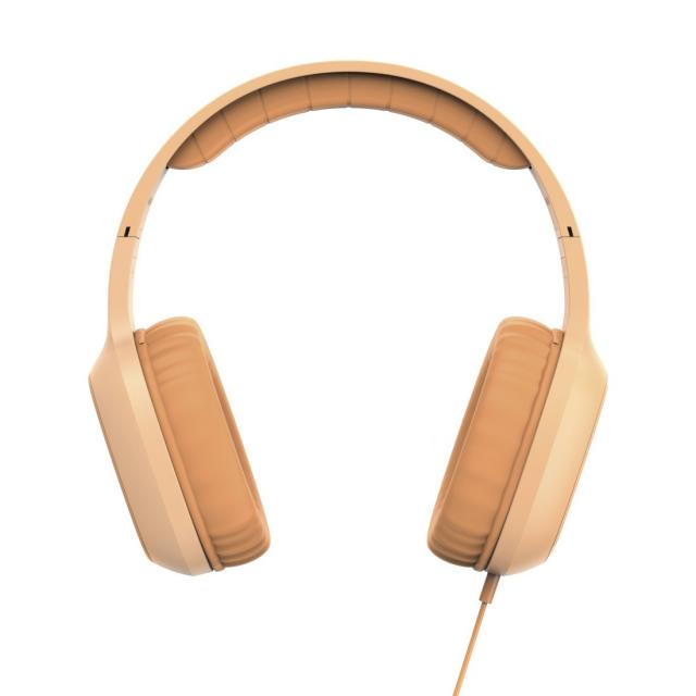 HAMA Слушалки с микрофон "Fun C", USB-C, водач за кабел от едната страна, Оранжев 