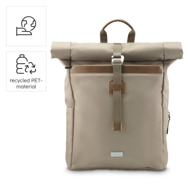 HAMA Раница за лаптоп "Silvan", до 41 см (16,2"), 22 л, бежов 