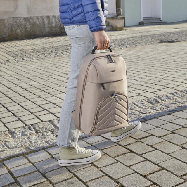 HAMA Раница за лаптоп "Premium Lightweight", до 41 см (16,2"), бежов 