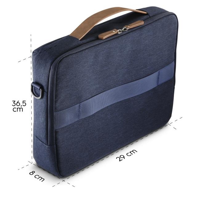 HAMA Чанта за лаптоп "Casual", от 34 до 36 cm (13.3" - 14.1"), Син 