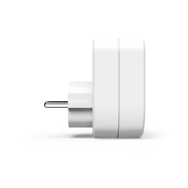 HAMA 3-мултипортов контакт, 1 x USB-C PD, 1 x USB-A, 1 x Шуко контакт, 30W PD 